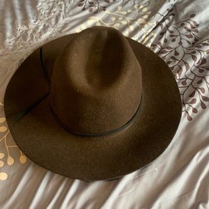 Boho felt hat